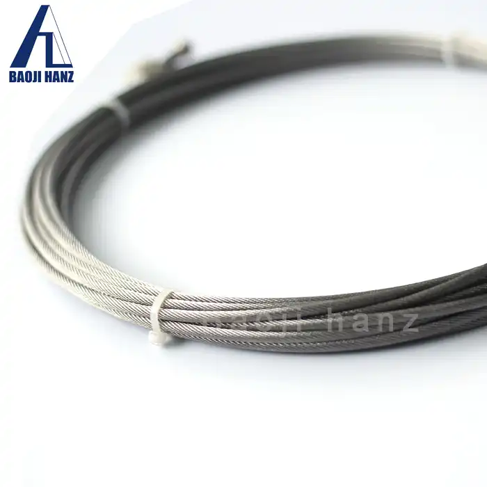 Memory shape titanium nickel rope Memory shape titanium nickel rope